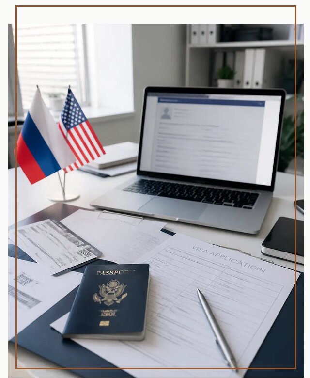 Оформление визы в США для туристов и бизнеса в Темрюке