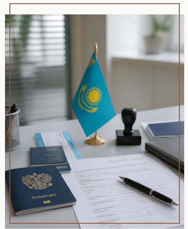 Оформление визы в Казахстан для поездки и работы в Темрюке