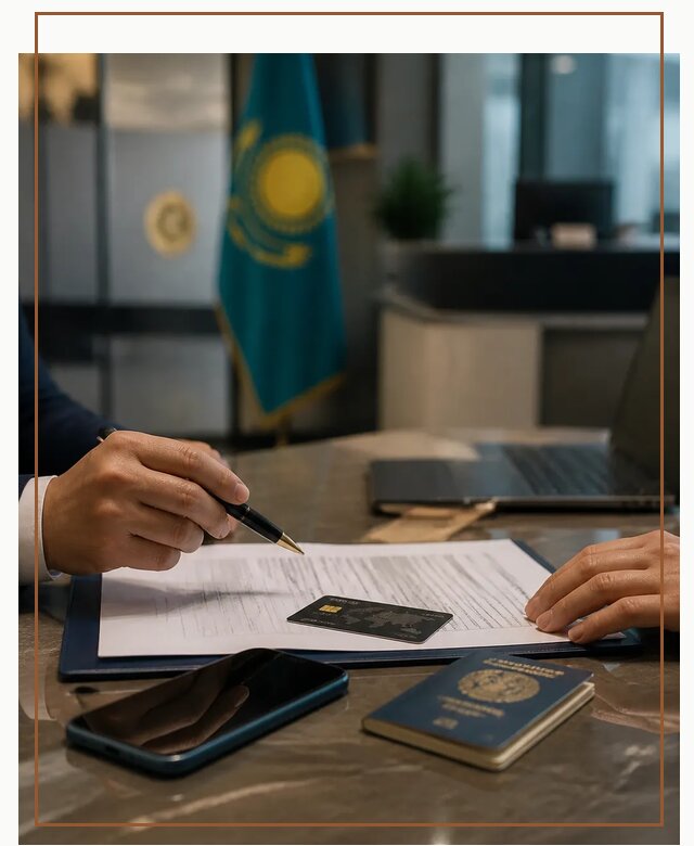 Открытие счета и банковской карты в Казахстане в Темрюке
